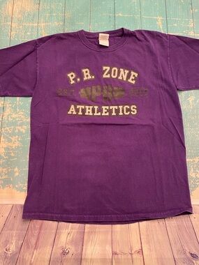Gildan Purple Ultra Cotton Crewneck Tee